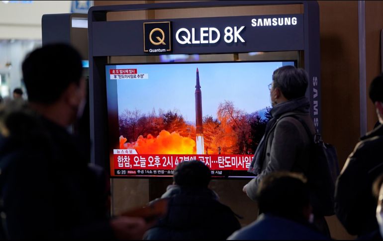 Con la de este viernes, suman tres pruebas balísticas en Corea del Norte en lo que va del 2022. AP/L. Jin-man