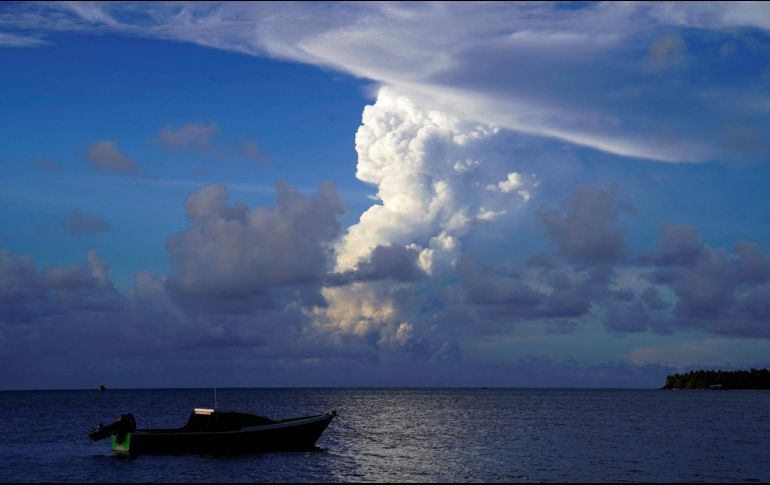La del sábado fue la última de una serie de erupciones espectaculares del volcán Hunga Tonga-Hunga Ha'apai. AFP / M. Lyn Fonua