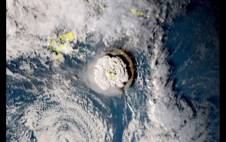 La alerta de tsunami afectaba a todo el país oceánico, señalaron los Servicios Meteorológicos de Tonga. AFP