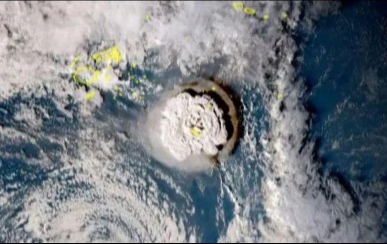Las islas Mango y Fonoifua, dos de las más afectadas por la erupción y tsunami que golpeó el sábado el archipiélago. AFP / ARCHIVO