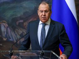 Sergey Lavrov, ministro ruso de Relaciones Exteriores, recalcó que su país espera garantías de la OTAN de no incorporar a Ucrania ni desplegar armas en los exterritorios soviéticos. AP/Ministerio Ruso del Exterior