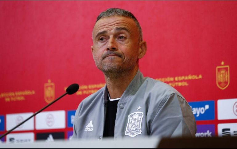 Luis Enrique. Entrenador de la Selección española de futbol. Especial