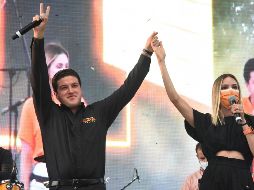 Una encuesta de la agencia Poligrama revela este martes que casi dos terceras partes de la población de Nuevo León, el 64%, aprobó que Samuel García y Mariana Rodríguez se hayan llevado al niño unos días. SUN / ARCHIVO