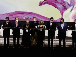 Apertura. En el corte de listón de la inauguración de Intermoda estuvieron presentes autoridades del Estado y personalidades de la industria del vestir. El Informador/ G. Gallo