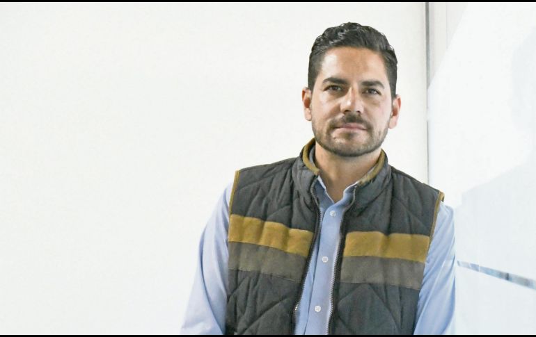 Cristopher de Alba Anguiano. El funcionario comparte que cuenta con 16 mdp para ejercer este año. Cortesía