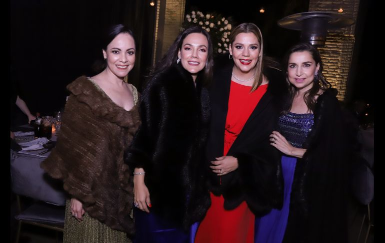 Marilyn Cruz, Maritza Echegoyen, Erica García Rulfo y Cecilia Limón. GENTE BIEN JALISCO/CLAUDIO JIMENO