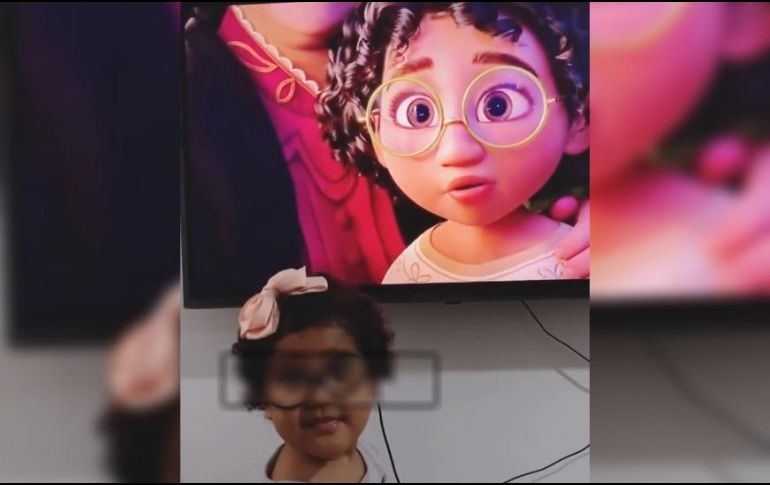 La pequeña Manu afirma que tiene un parecido con “Maribel” de “Encanto”. ESPECIAL