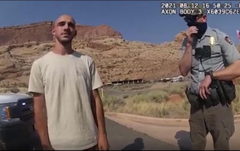 Cerca del cuerpo de Brian Laundrie (foto) se hallaron varios objetos, entre ellos una libreta donde estaba la confesión escrita. AFP/Moab City Police Department