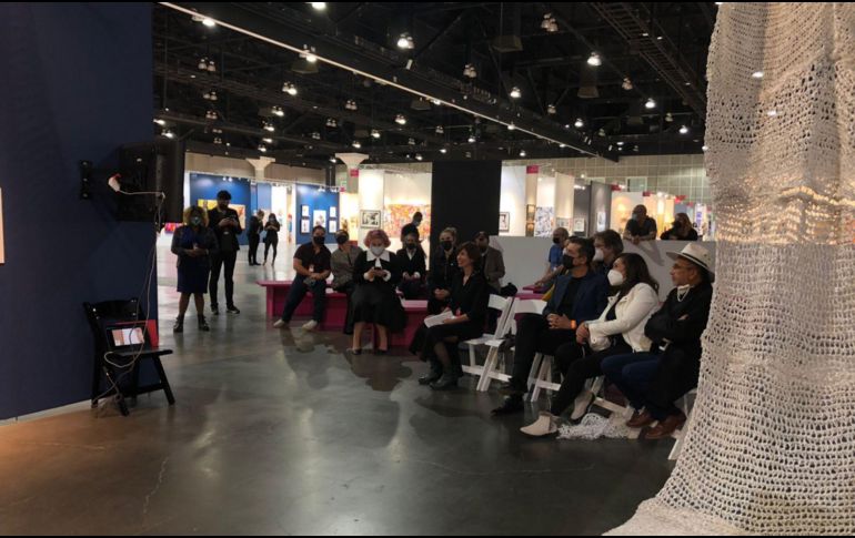 La exposición contó con la presencia de unos 70 mil visitantes y 300 periodistas especialistas en arte y medio ambiente, apoyada por la Fundación Universidad de Guadalajara en Estados Unidos. ESPECIAL