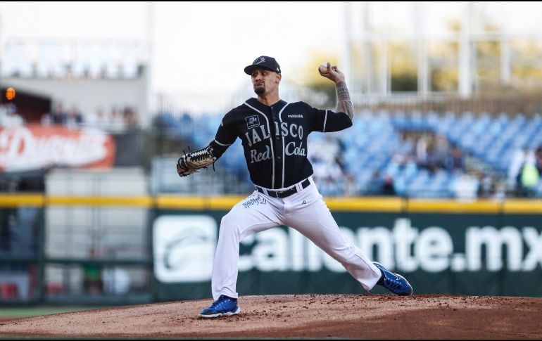 Bernardino se reivindicó con los Caporales. TWITTER/charrosbeisbol