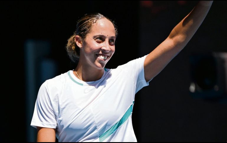 Avante. Keys, campeona del torneo de Adelaida previo al Abierto de Australia, avanza a los Cuartos de Final con su victoria sobre Badosa. EFE/ D. Hunt