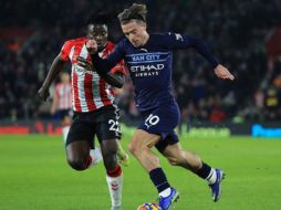 Neutralizado. Jack Grealish no logró hacer más daño a la zaga rival. @jackgrealish