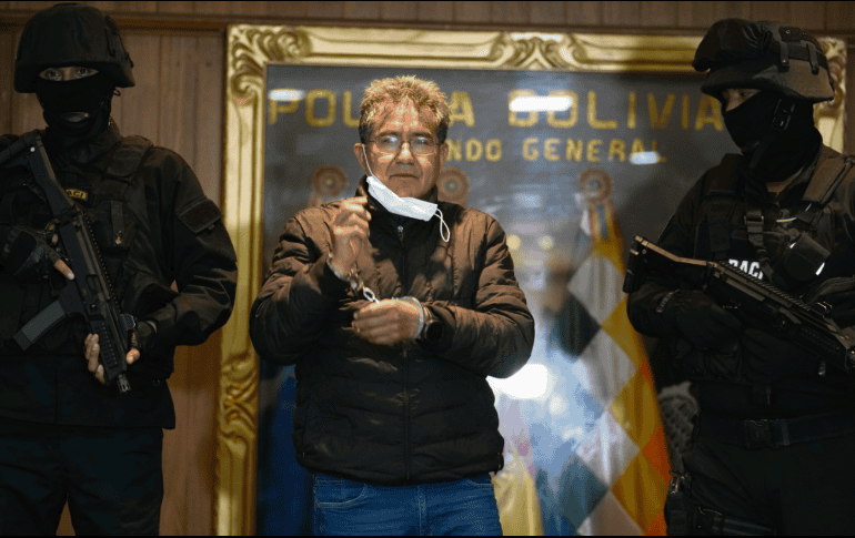 Detenido. Dávila desde noviembre del 2021 pasó a la reserva activa de la Policía y su último cargo fue como comandante departamental de Cochabamba. AP