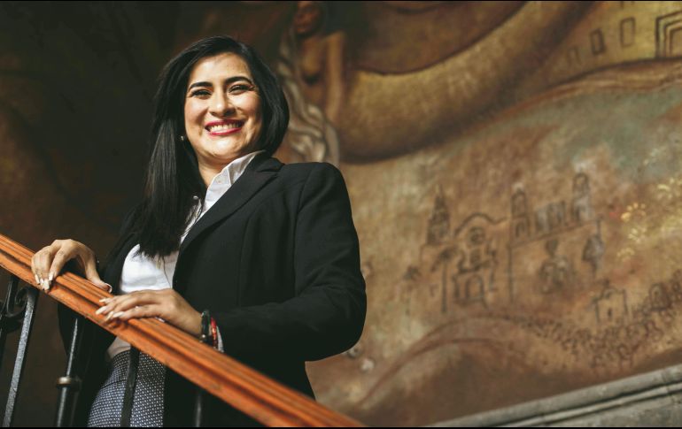 Comprometida. La alcaldesa de Tlaquepaque, Citlalli Amaya de Luna, apuesta por favorecer la reconstrucción del tejido social, durante su administración. El Informador/ G. Gallo