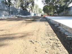 En el lugar realizan trabajos de sustitución de empedrado, cambio de redes hidrosanitarias, rampas con accesibilidad universal, así como reforestación. ESPECIAL /