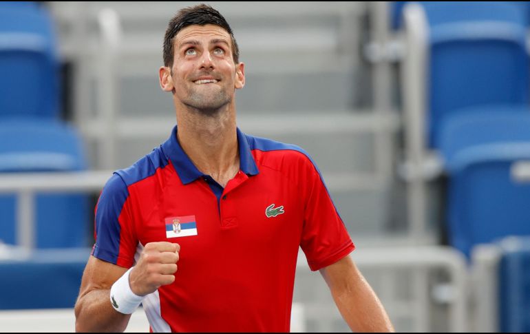 Zurutuza dijo que aunque no han buscado a Djokovic, será bienvenido, como cuando jugó en 2017. EFE / ARCHIVO