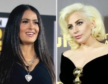 Salma Hayek y Lady Gaga compartieron creditos en la cinta House of Gucci. WIKIMEDIA COMMONS/GAGE SKIDMORE Y AP/OMAR VEGA