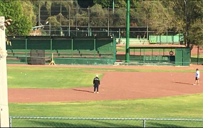 Tras casi dos horas de entrenamiento, el Mandatario regresó a Palacio Nacional. SUN/P. Villa y Caña