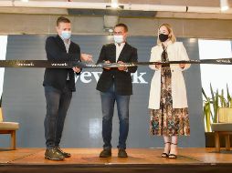 Álvaro Villar, Salvador Zamora y Priscila Nieves. GENTE BIEN JALISCO/ANTONIO MARTÍNEZ