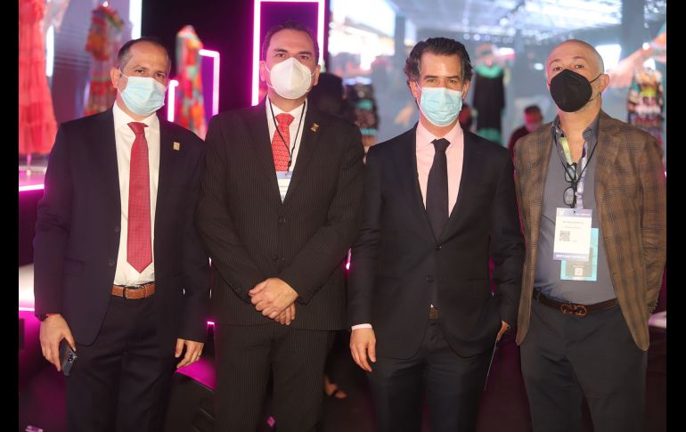 Emilio Penhos, Mario Gutiérrez Treviño, Manuel Espinosa y Abraham Daniel. GENTE BIEN JALISCO/CLAUDIO JIMENO