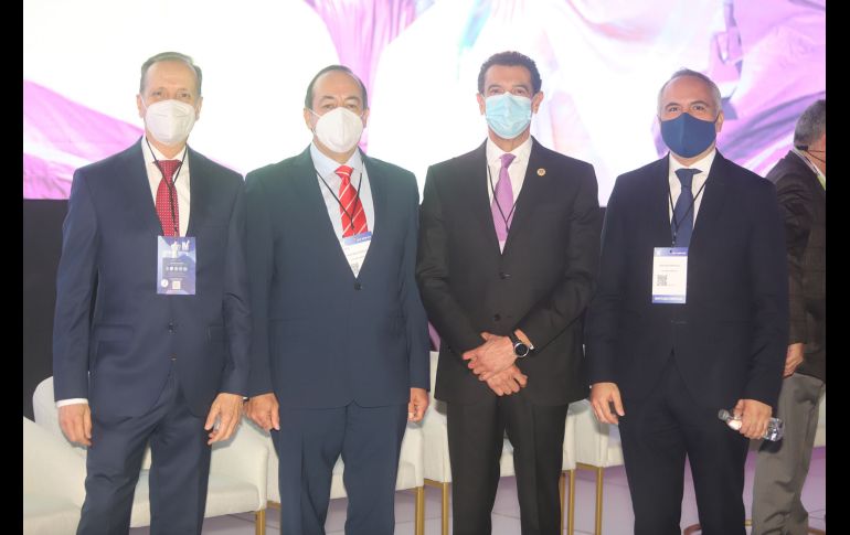 Alfonso Agnesi, Sergio López De La Cerda, Jorge Castellanos y Federico Diaz. GENTE BIEN JALISCO/CLAUDIO JIMENO