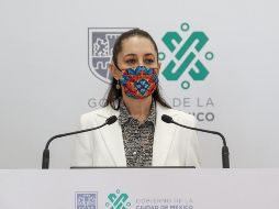 La Jefa de Gobierno comentó que 70 mil dosis de 