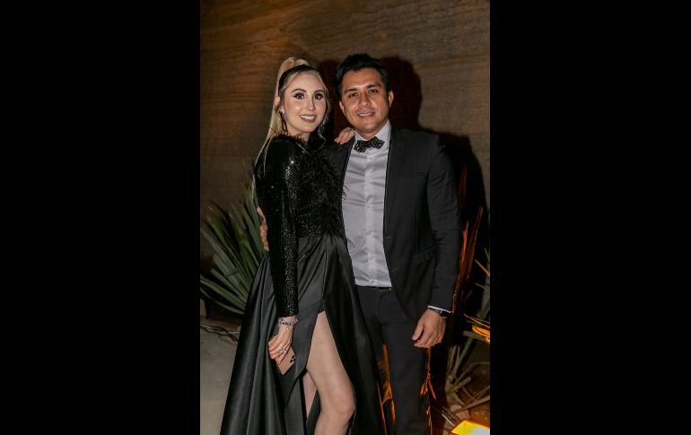 Michelle Magaña y Carlos Fuentes. GENTE BIEN JALISCO/JORGE SOLTERO