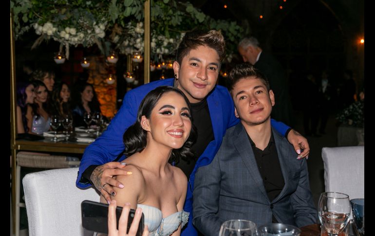 Carolina Díaz, Mario Aguilar y Eduardo Zapien. GENTE BIEN JALISCO/JORGE SOLTERO