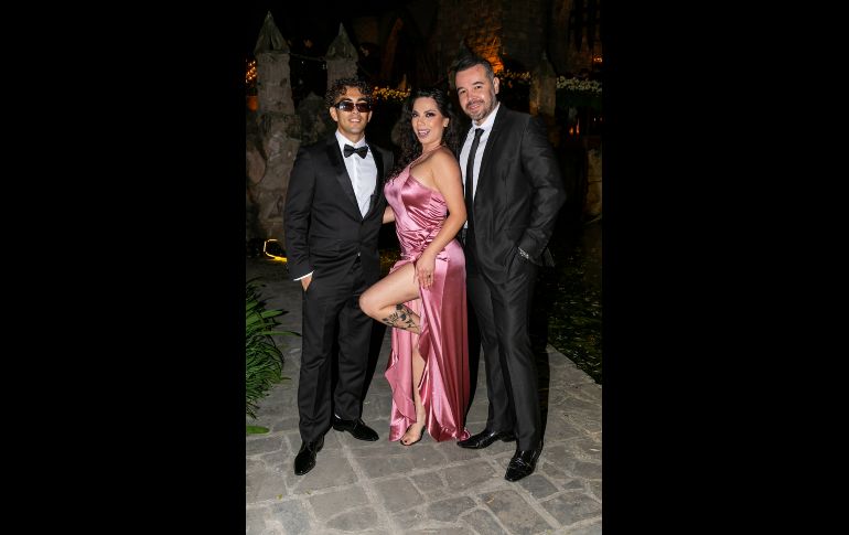 Ali Del Portillo, Lizbeth Rodríguez y Luis Morales. GENTE BIEN JALISCO/JORGE SOLTERO