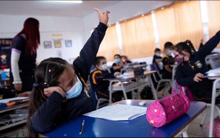 De las cuatro mil escuelas de educación básica públicas que existen en la capital del país, al menos 140 escuelas no están operando, debido a los contagios por ómicron. EFE/A. Valdés