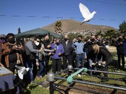 Lourdes Maldonado fue sepultada este jueves en Tijuana. SUN