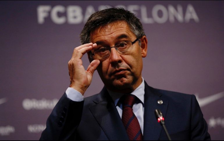 La Fiscalía Provincial de Barcelona informó que abrió una investigación sobre la gestión del FC Barcelona cuando se encontraba bajo la anterior directiva, presidida por Josep Maria Bartomeu (foto). EFE / ARCHIVO