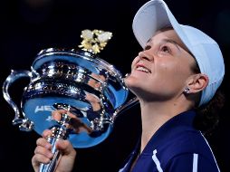 Barty ganó su tercer Grand Slam después de sus títulos de Roland Garros en 2019 y Wimbledon en 2021. EFE / J. Carrett