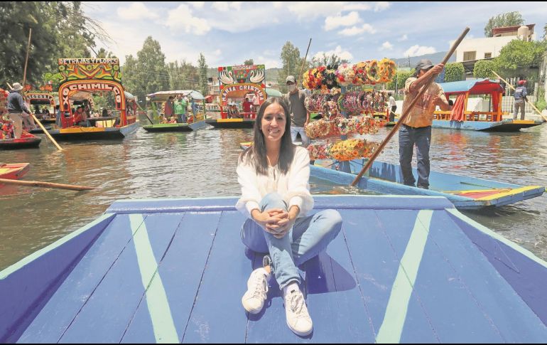 Xochimilco. En uno de los lugares más tradicionales de la capital del país. ESPECIAL/G. Solís
