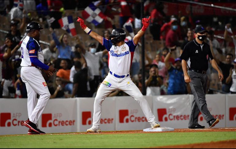 Los equipos dominicanos han estado imparables y esta noche extendieron su racha activa a 15 victorias consecutivas en Serie del Caribe. AFP/F. Parra