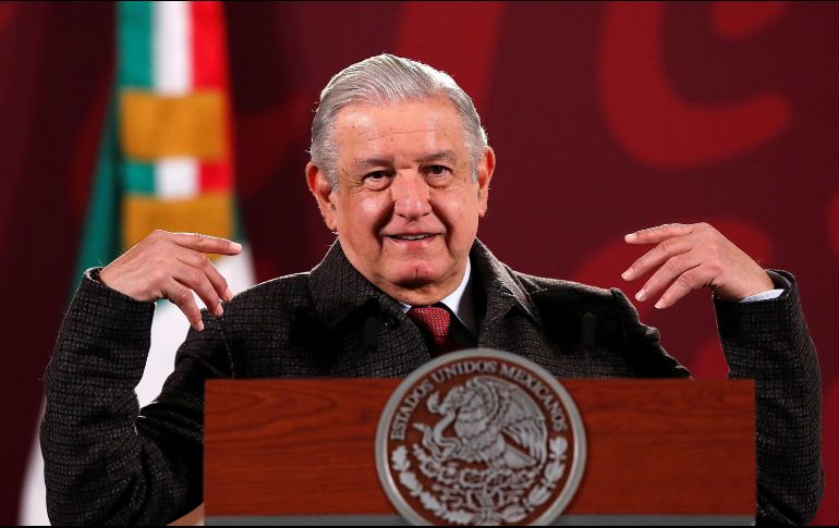 AMLO dijo que se debe tener cuidado con el discurso a favor de evitar el cambio climático, esto debido a la demagogia. EFE / M. Guzmán
