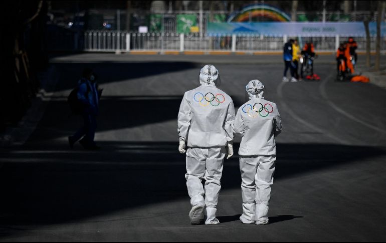 Las cifras difundidas mostraron 11 pruebas positivas entre 379 deportistas y funcionarios que llegaron el lunes. AFP / W. Zhao