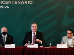 Ebrard presumió que se cuenta ya con el apoyo de procuradores de 13 estados de EU, así como 26 fiscales de distrito de 17 estados. EFE/J. Méndez