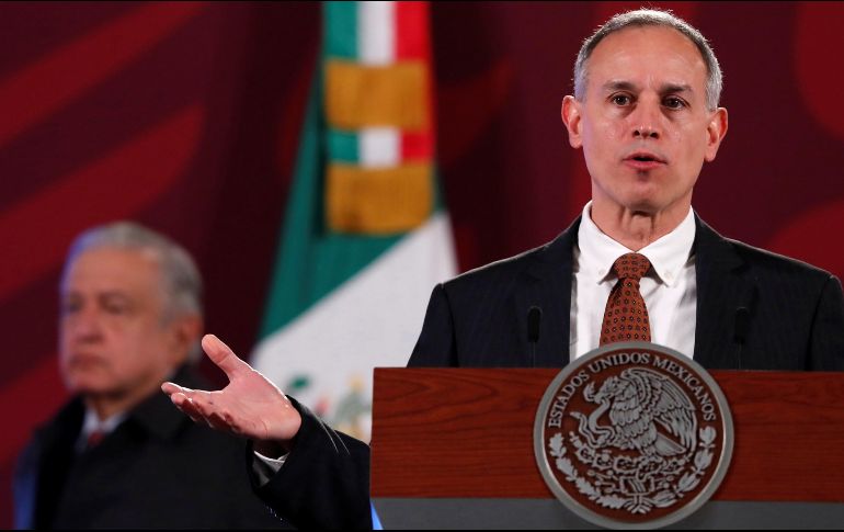 El Presidente López Obrador, de nueva cuenta, sale en defensa de López-Gatell al señalar que, además de declararlo inocente, le haría un reconocimiento público y mundial. EFE / ARCHIVO