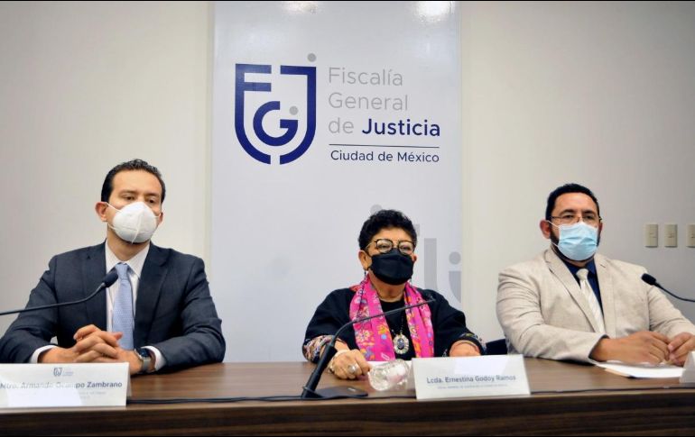 Este miércoles, la fiscal Ernestina Godoy compareció ante los medios para detallar el avance de los acuerdos reparatorios. TWITTER/@FiscaliaCDMX