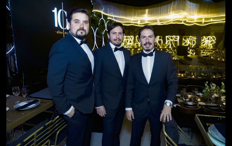 José Muñoz Che Che, Rolando y Abelardo Jara. GENTE BIEN JALISCO/CLAUDIO JIMENO