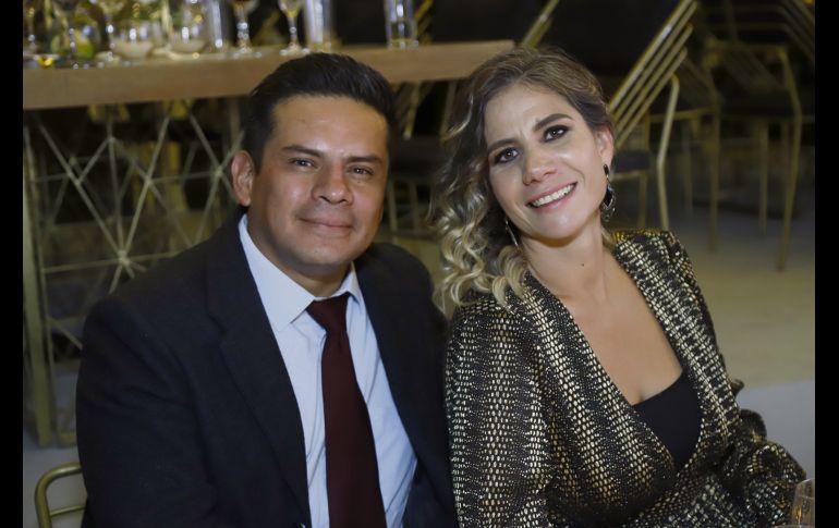 Jorge Barbosa y Susy Medrano. GENTE BIEN JALISCO/CLAUDIO JIMENO