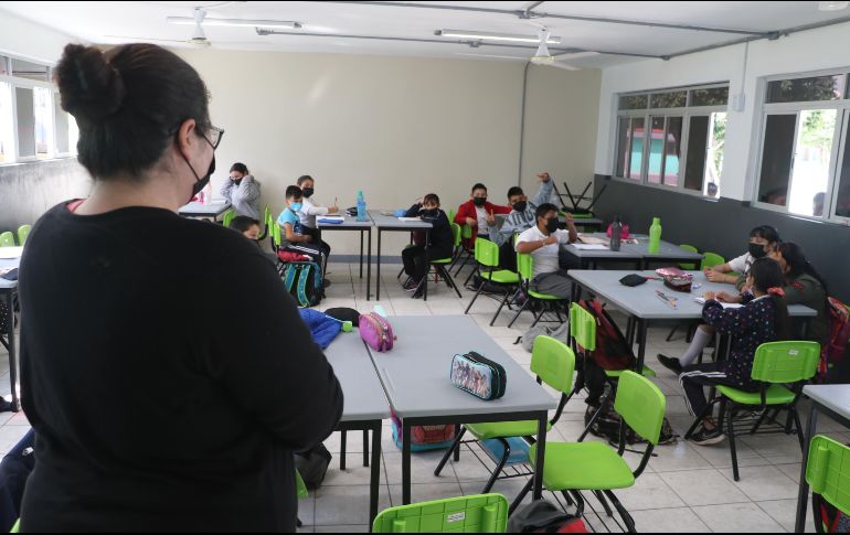 El programa federal Escuelas de Tiempo Completo fue suspendido por la pandemia; a finales del año pasado se informó que sería sustituído por La Escuela es Nuestra.  EL INFORMADOR/A. Navarro