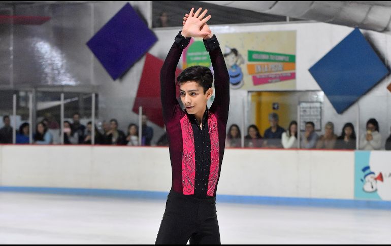 PREPARADO. Este lunes Donovan competirá en el programa corto al ritmo de Carlos Santana. TWITTER/@COM_Mexico