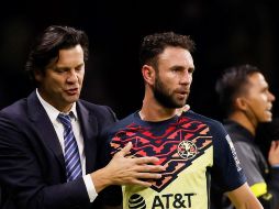 Layún recibió la tarjeta roja a los 84 minutos del partido ante el Atlético de San Luis. EFE / J. Méndez