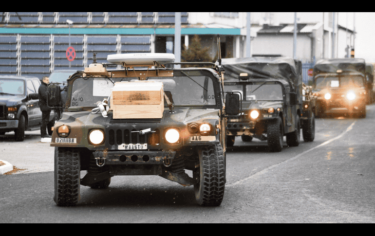 Refuerzos. Estados Unidos ha enviado equipo y soldados a Europa, para ponerlos a disposición de la base militar de OTAN en Polonia. EFE
