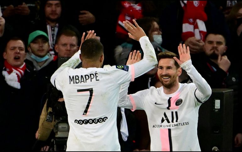 Respiro. Messi apenas marcó su segundo gol en Liga con el PSG. AFP/ D. Charlet