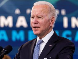 El presidente Joe Biden mencionó a Tesla en un acto en el que se anunció que la compañía australiana Tritium, encargada de fabricar cargadores de automóviles eléctricos, abrirá una fábrica en Tennessee (EU). EFE/ J. SCALZO