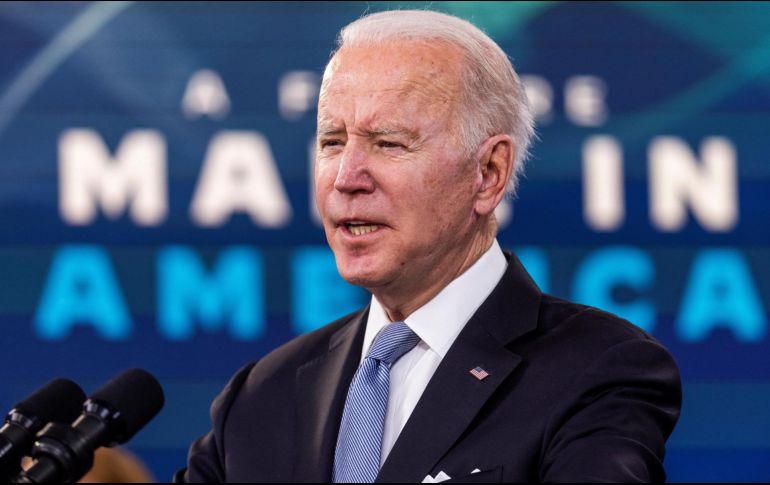 El presidente Joe Biden mencionó a Tesla en un acto en el que se anunció que la compañía australiana Tritium, encargada de fabricar cargadores de automóviles eléctricos, abrirá una fábrica en Tennessee (EU). EFE/ J. SCALZO