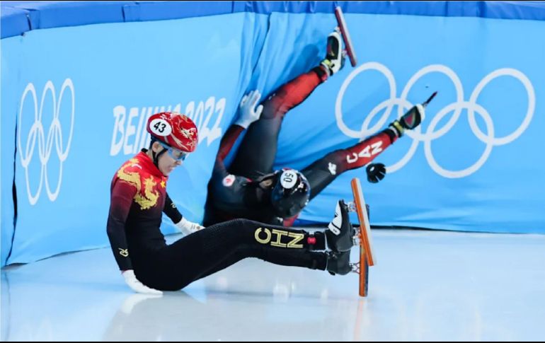 Un video circuló en las redes, donde se puede observar el momento exacto que Fan Kexin lanza el marcador. AP / N. Pisarenko